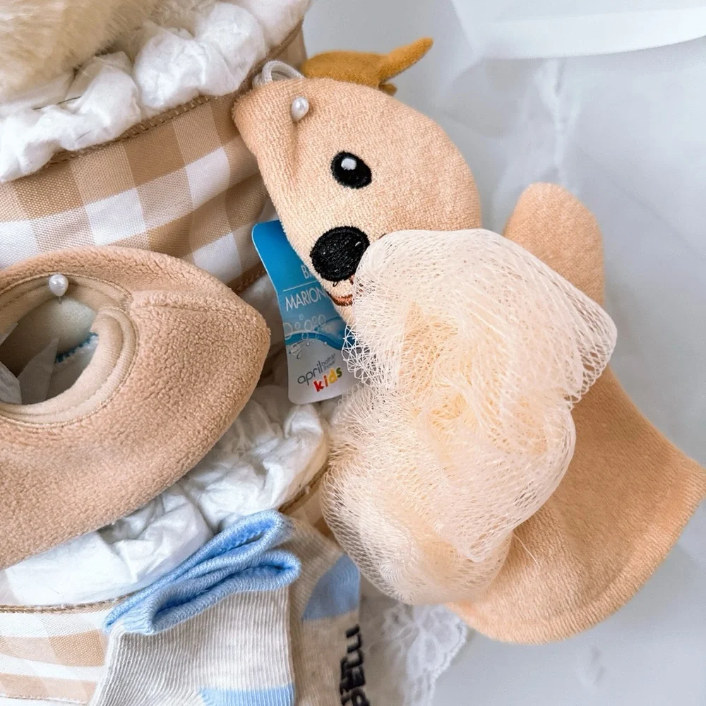 Puppy Diaper Cake, Baby Shower Gift